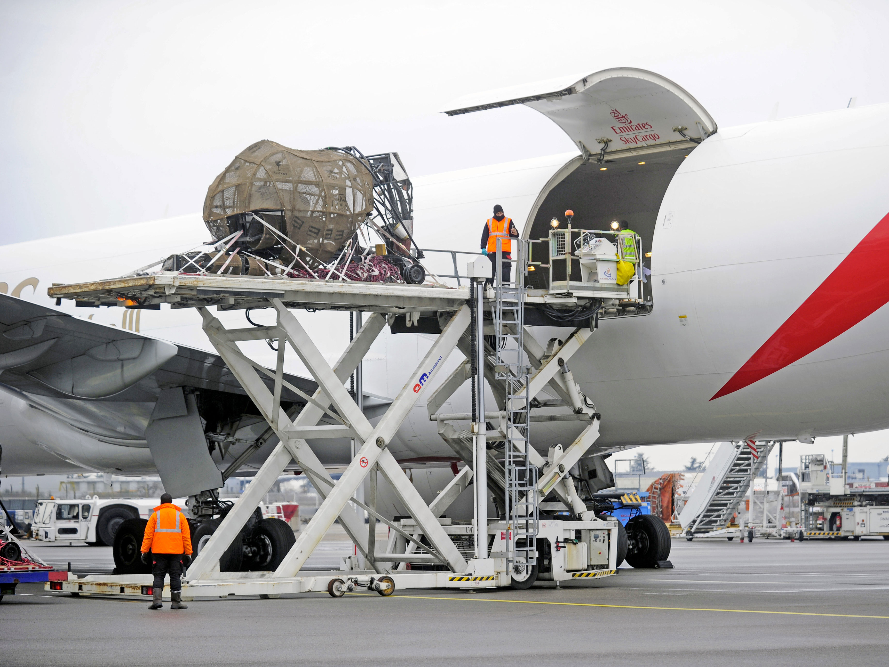 Insolite : Emirates SkyCargo transporte trois « éléphants géants