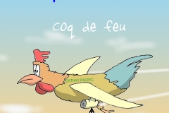 dessin 123 coq