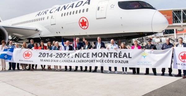 
Air Canada célèbre cette année les 10 ans de sa liaison sans escale entre Montréal et Nice.
Voilà10 ans, la liaison transatl