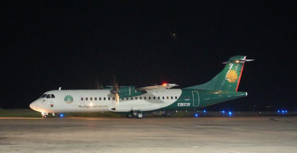 
La compagnie aérienne malgache a reçu un nouvel ATR 72-500 à l’aéroport international d Antananarivo-Ivato dans la nuit du 