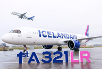 
C’était un événement très attendu. Icelandair, basée à Keflavik, a pris livraison de son premier Airbus, un A321LR, ce qu