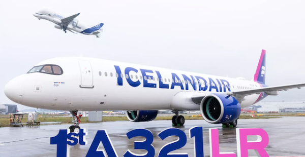 
C’était un événement très attendu. Icelandair, basée à Keflavik, a pris livraison de son premier Airbus, un A321LR, ce qu