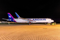 
Icelandair a partagé des photos de son premier Airbus A321neo (un A321LR) après avoir été peint aux couleurs de la compagnie 