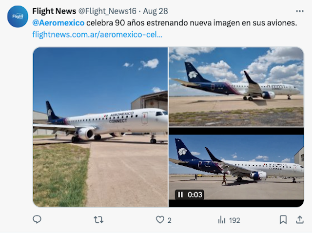 Aeromexico célèbre ses 90 ans avec une nouvelle livrée 2 Air Journal