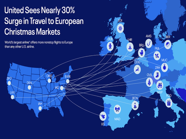 United enregistre + 30 % de voyages vers l’Europe en fin d’année 1 Air Journal