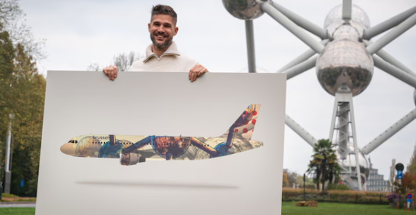 
La prochaine livrée spéciale qui rejoindra la série de la collection iconique de Brussels Airlines sera dédiée à l Atomium,