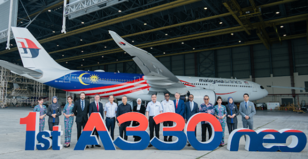 Malaysia Airlines dévoile son premier A330neo 1 Air Journal