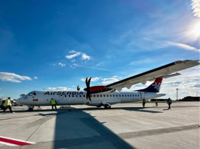 
Air Serbia a pris livraison de son 10e ATR 72-600 le 14 juin à l aéroport Nikola Tesla (BEG) de Belgrade.
Ce dixième exemplair