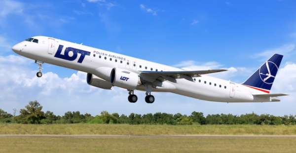 
LOT Polish Airlines a pris livraison de son premier Embraer E195-E2 moins de trois mois après la signature de l accord. La compa