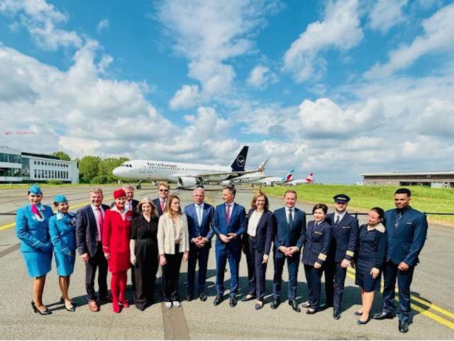 Le groupe Lufthansa présente quatre avions « Oui à l’Europe » à Bruxelles 1 Air Journal