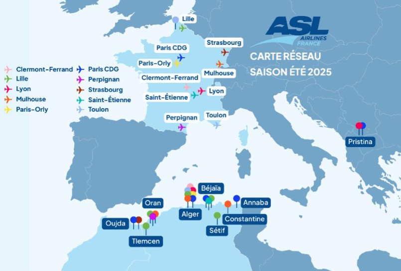 ASL Airlines France reliera Pristina au Kosovo à Paris-CDG et Lyon 1 Air Journal