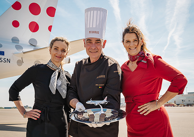 Les chocolats Neuhaus remontent à bord de Brussels Airlines