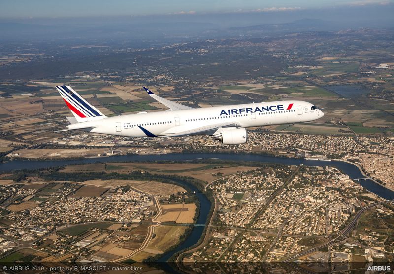 Le 9ème Airbus A350 d’Air France entre en service 1 Air Journal