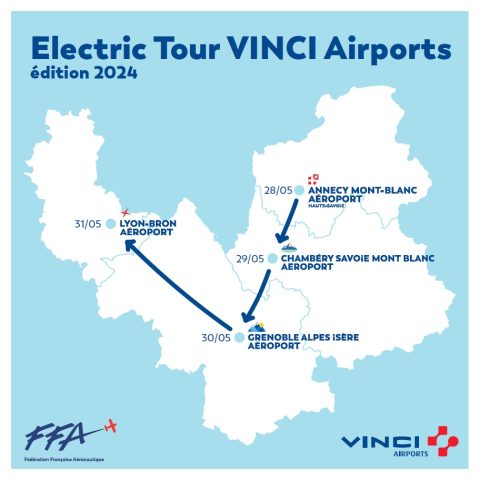 VINCI Airports : un tour en avions électriques pour promouvoir l'aviation régionale sans CO2 1 Air Journal