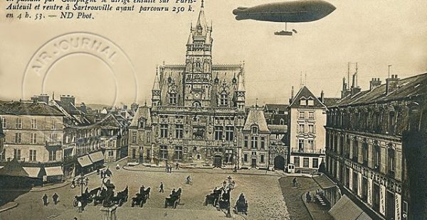 
Histoire de l’aviation – 1er novembre 1908. Le ballon dirigeable baptisé   Clément-Bayard n° 1 », à savoir un appar