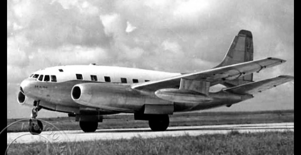 Histoire de l’aviation – 15 mars 1951. Un avion expérimental civil, destiné au transport de passagers, disposant de deux ré