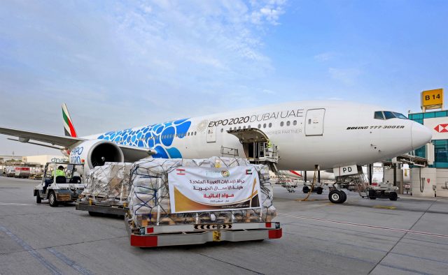 Emirates apporte de l'aide humanitaire au Liban 1 Air Journal