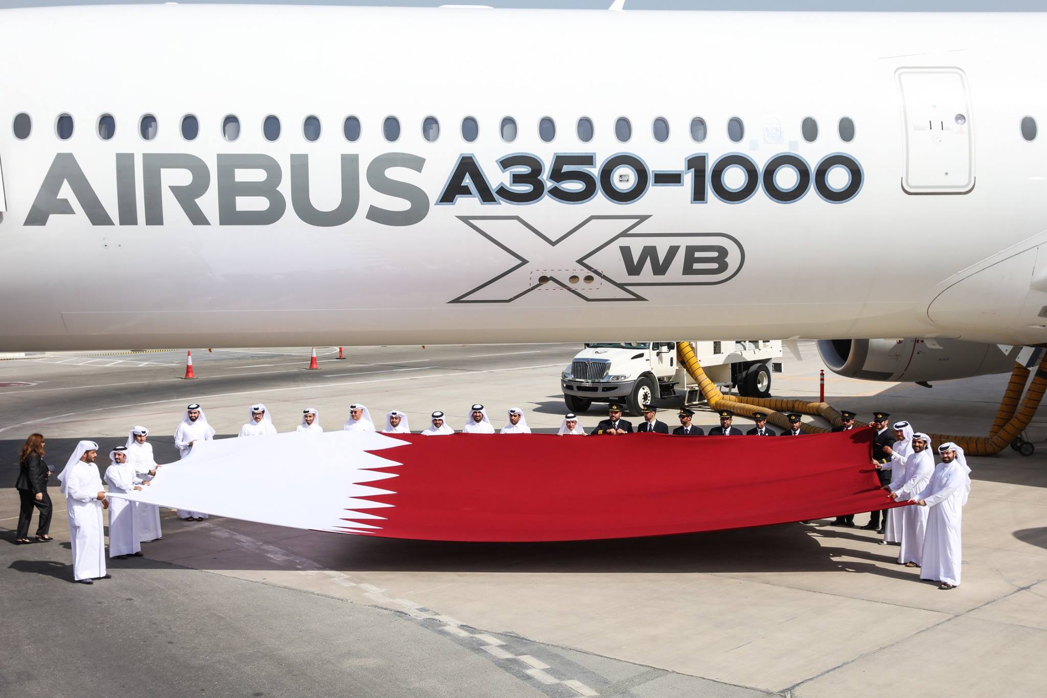 L'Airbus A350-1000 en vol de démonstration à Doha au Qatar (photo et vidéo) 4 Air Journal