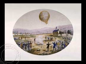 Histoire de l’aviation – 4 juin 1783. En ce mercredi 4 juin 1783, tous les regards se tournent vers les frères Montgolfier, J