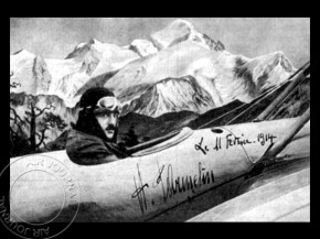 Histoire de l’aviation – 11 février 1914. Traverser les Alpes par la voie des airs est un défi que se sont lancé plusieur