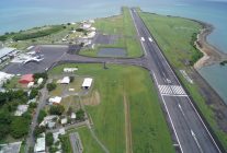 
Dévasté par le passage dévastateur du cyclone Chido, l aéroport Mayotte-Marcel Henri, situé sur la commune de Pamandzi, prè