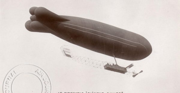 Histoire de l’aviation – 16 octobre 1910. Le ballon dirigeable baptisé   Clément-Bayard » entreprend en ce dimanche 16 oct