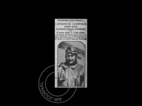 Histoire de l’aviation – 24 octobre 1929. En ce jeudi 24 octobre 1929, c’est l’aviateur Lécrivain qui va s’illustrer