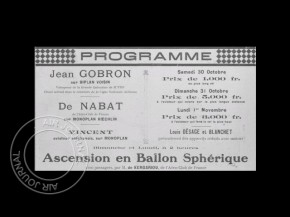 
Histoire de l’aviation – 31 octobre 1909. Une immense déception entoure le meeting d’aviation de Saint-Etienne qui ne se