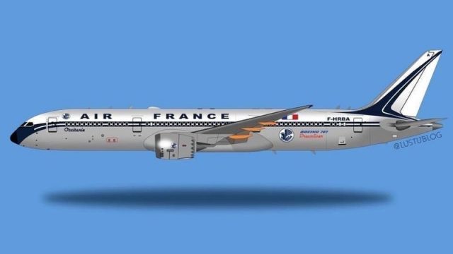 Une pétition pour une livrée rétro chez Air France 1 Air Journal