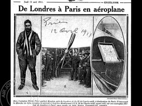 Histoire de l’aviation – 12 avril 1911. L’aviateur de nationalité française Pierre Prier, directeur de l’école de pilot