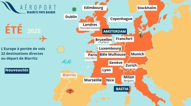 Biarritz desservie par KLM depuis Amsterdam-Schiphol au printemps prochain 1 Air Journal