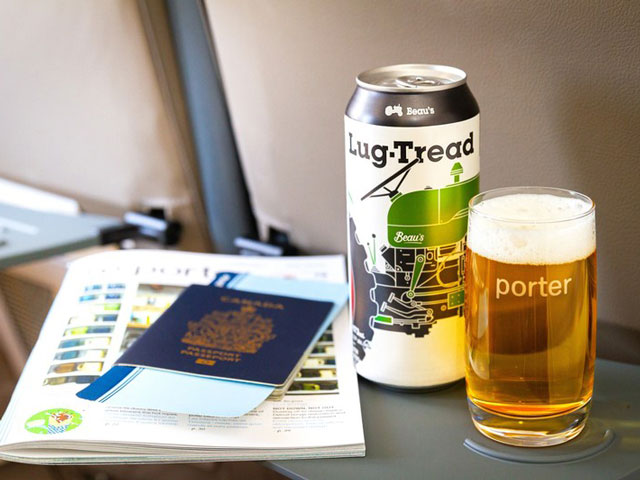 New York-LaGuarda airport: a  beer scandalizes users