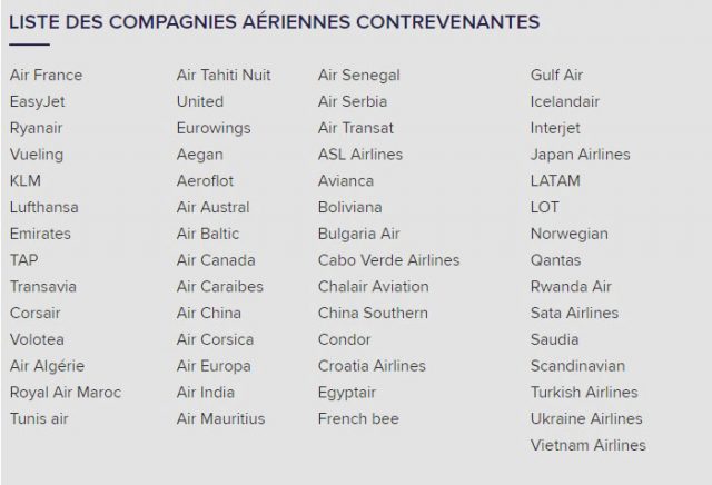 UFC-Que Choisir met en demeure 57 compagnies aériennes qui ne remboursent pas les vols annulés 1 Air Journal