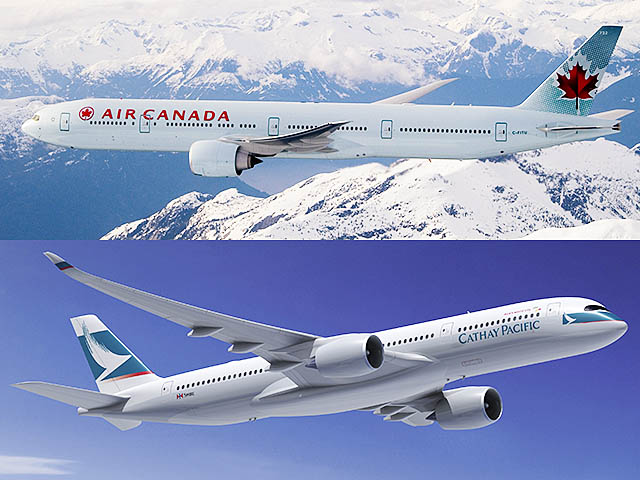 Air Canada et Cathay Pacific partagent leurs codes | Air Journal