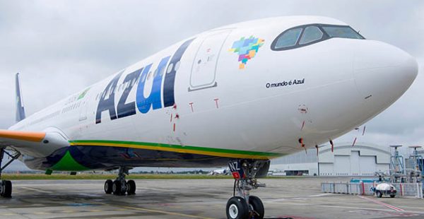 Les premiers vols transatlantiques en Airbus A330-900 de la compagnie aérienne low cost Azul Linhas Aéreas Brasileiras, prévus 