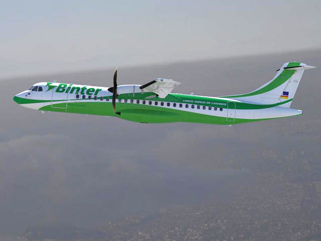 Binter Canarias commande quatre ATR 72-600 plus cinq options 1 Air Journal