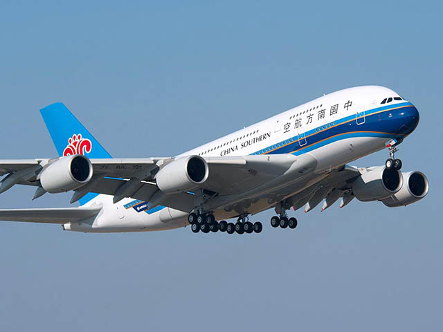 China Southern Airlines : Paris, A380 et livrée litchi 1 Air Journal