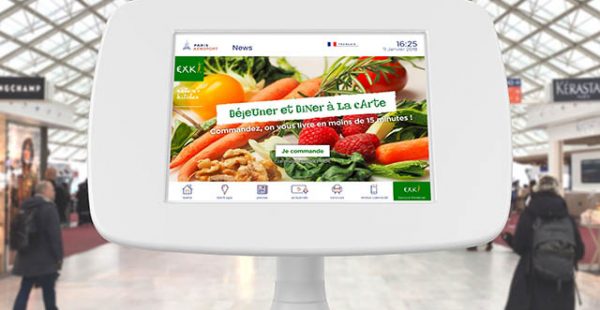 Interactive Mobility lance avec EXKI   Shop-to-me », une offre digitale de livraison de plats à l aéroport Paris-Charles de Ga