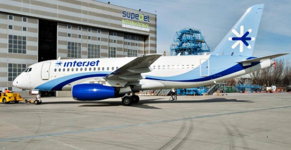 Le mexicain Interjet est en pourparlers avec Sukhoi pour la vente de sa flotte de Superjet SSJ100, suite à une série de problèm