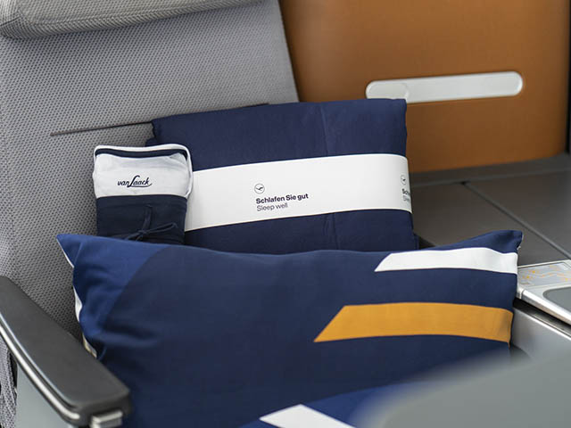 Lufthansa améliore le sommeil en classe Affaires 1 Air Journal