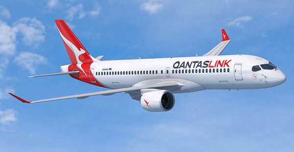 
L Airbus A220 de nouvelle génération de QantasLink a atterri hierr à Launceston, au nord de la Tasmanie, devenant ainsi la pre