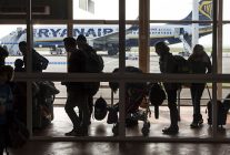 
Ryanair relance son programme   Future Flyer », un panel de clients sélectionnés à visiter ses bureaux à Dublin, le 24 avri