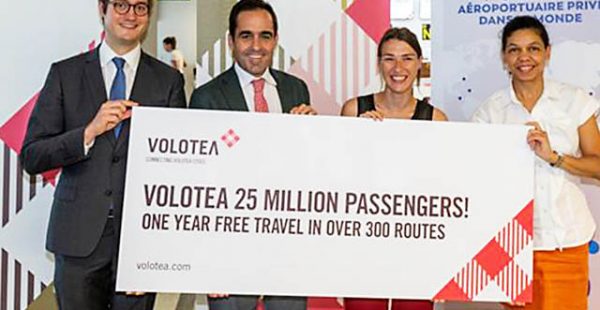 La compagnie aérienne low cost Volotea a passé le cap des 25 millions de passagers jeudi à Nantes, sept ans après avoir lancé