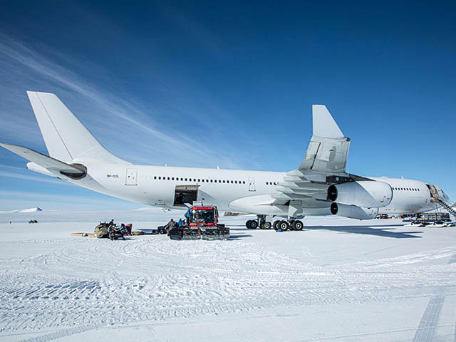 Historique : un Airbus A340 se pose en Antarctique (photos, vidéo) 3 Air Journal