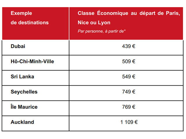 Promos chez Cathay Pacific et Emirates Airlines 2 Air Journal